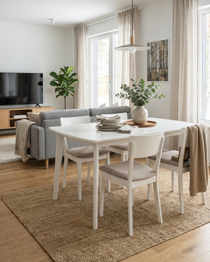 Söögitool ALAVA valge